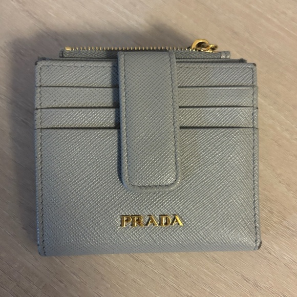 Light Blue Prada Wallet - Picture 1 of 2